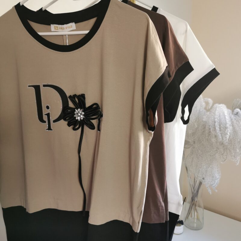 Koszulki z kwiatem 3D