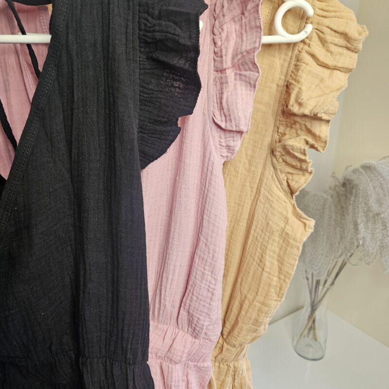 Kombinezonu muśłinowe z bliska