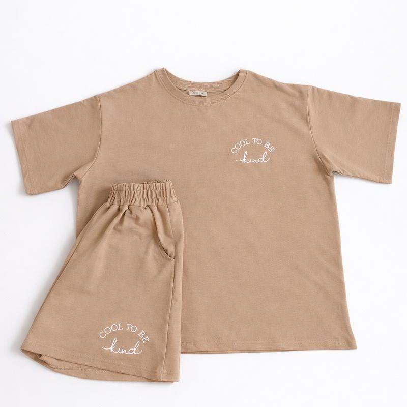 komplet damski beżowy spodenki i bluzka krótki rękaw lato styl włoski